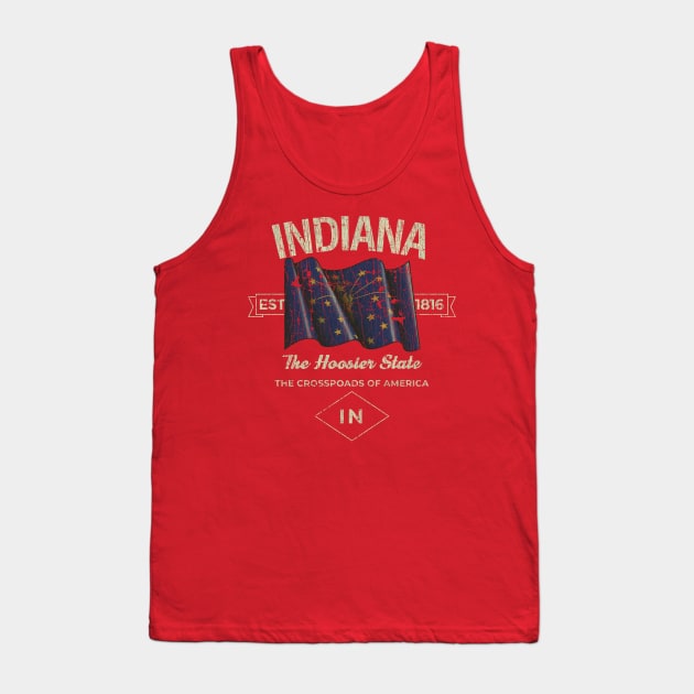 Indiana Hoosiers 1816 Tank Top by JCD666